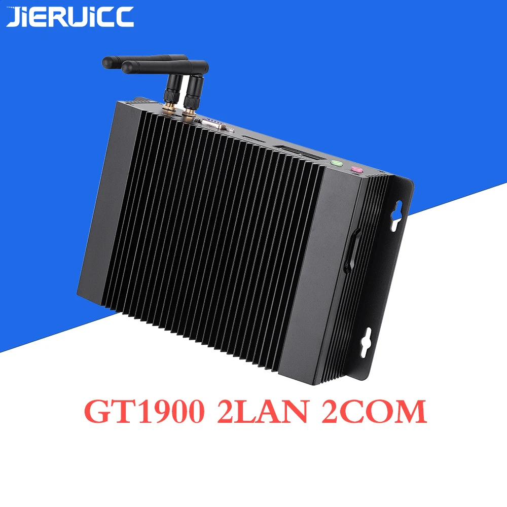 J1900 безвентиляторный промышленный мини-ПК с 2RS232 RS422 RS485 COM 2LAN 1000 Мбит/с X86 мини-ПК