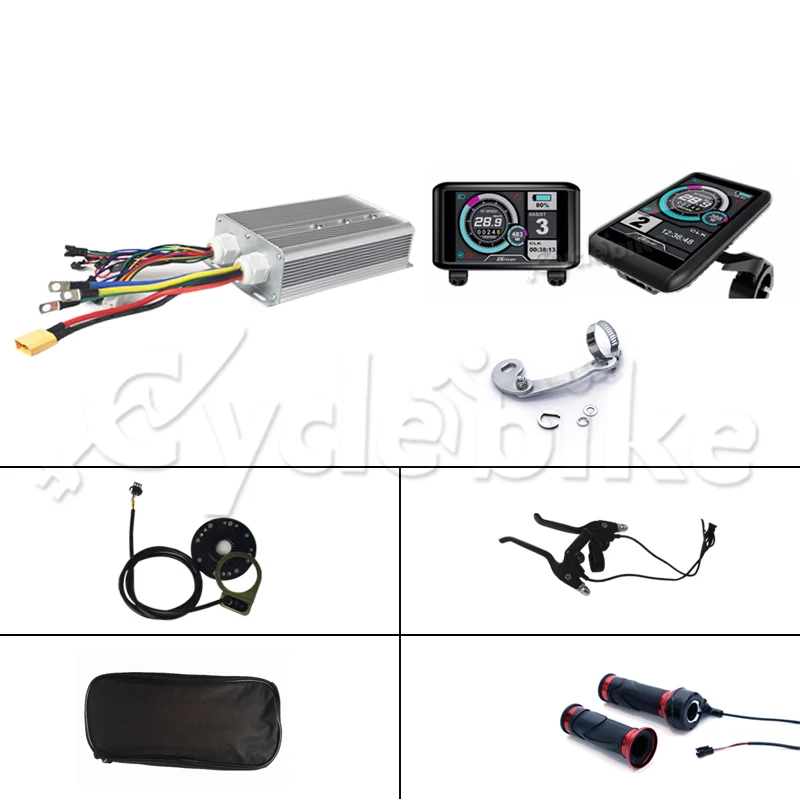 

TFT display 48V-72v 80A 5000w electric bike controller system with Controller Bag