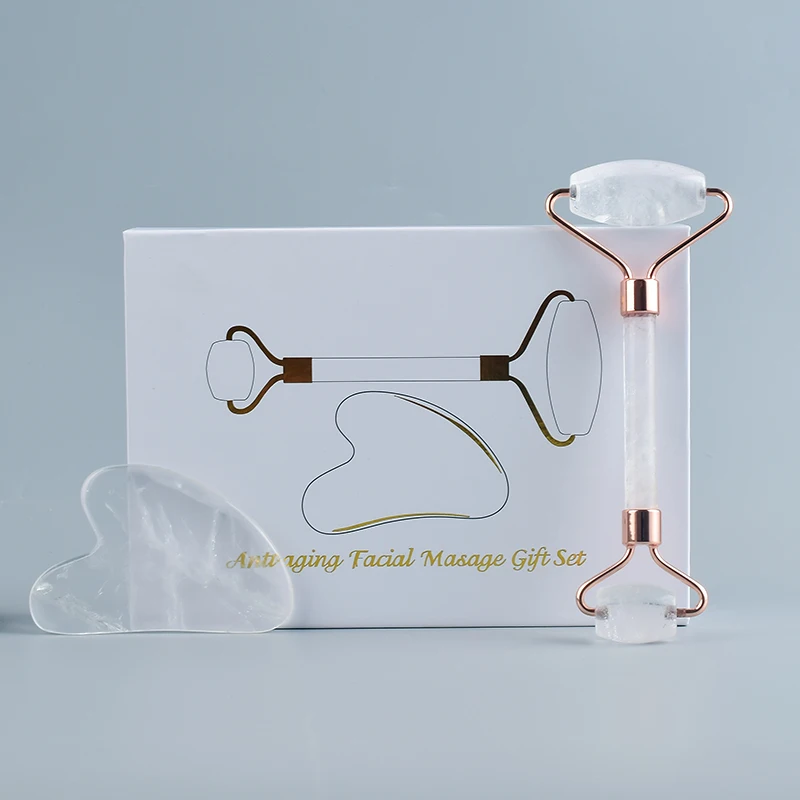 2 в 1 Нефритовый ролик и массажер для лица|Массажные инструменты| |