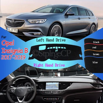 

instrument Platform Cover Mat Carpet Dashmat Protective Pad Dashboard Cover Pad for Opel Insignia B 2017 2018 2019 Anti-Slip