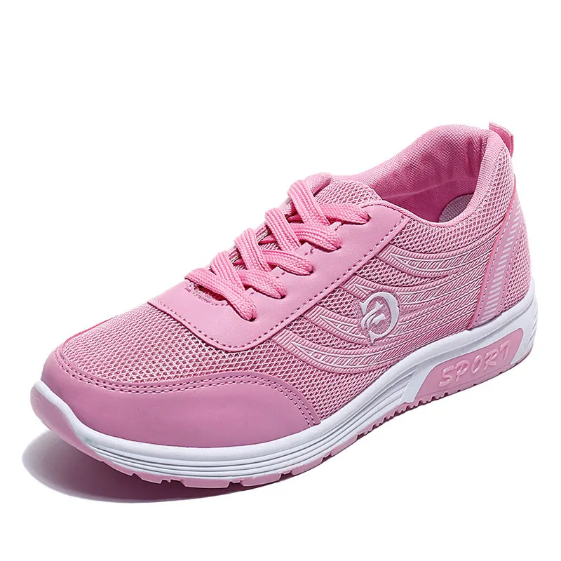 Pink Беговые кроссовки женские кроссовки женская спортивная обувь chaussures femme теннисные кроссовки для тренировок zapatillas mujer - Цвет: Pink