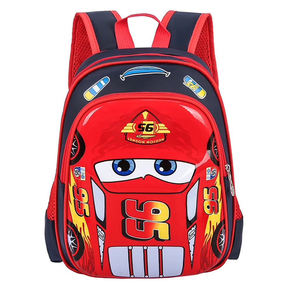 Disney Cute Cartoon Cars Backpack Bags For Boys Girls Frozen Cinderella Princess Handbags Student Spiderman Captain Packages New