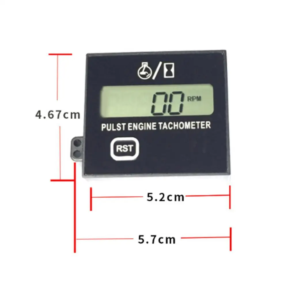 Lcd цифровой тахометр Тахометр для подвесного мотора газонокосилка для мотокросса морская бензопила велосипед ямы