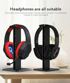 

Universal Headphones Holder Headset Stand Supporting Bar Flexible Headest ABS Solid Base for Bose QC15 QC25 QC35 700 NC700
