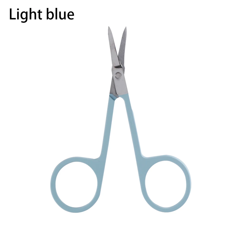 8.5cm light blue 5-6," профессиональные ножницы для стрижки волос из нержавеющей стали, парикмахерские ножницы, аксессуары для укладки волос - Color: 8.5cm light blue