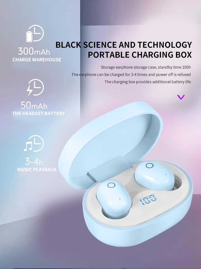 DT-8 TWS Bluetooth наушники 5,0 Беспроводные спортивные наушники с микрофоном Handsfree AI управление для iPhone XR 11 наушники стерео гарнитура