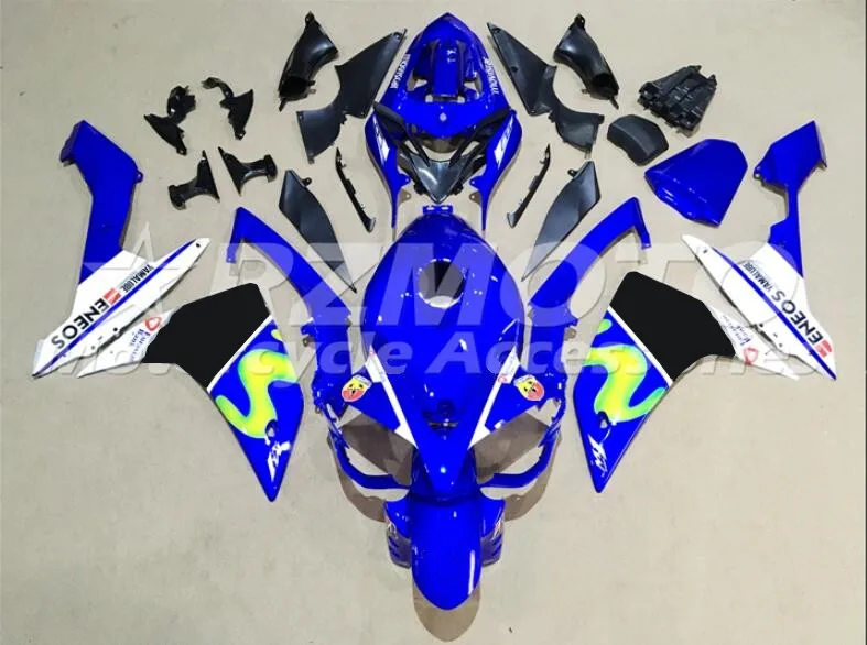 4 подарки ABS литья под давлением Мотоцикл Обтекатели подходит для Yamaha YZF-1000-R1 2007 2008 07 08 Кузов Набор синий белый черный