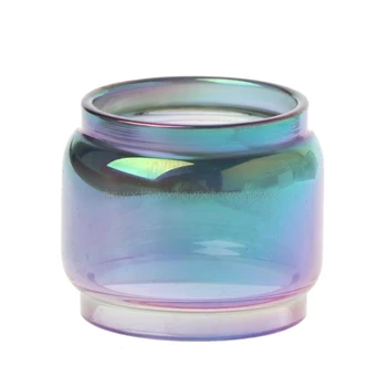 

Rainbow Transparent Glass Tube Fatboy Glass Tank for Valyrian II 2 TPD Tank O18 19 Dropship