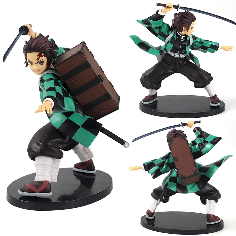 18 см аниме Demon Slayer Kimetsu No Yaiba Kamado Tanjirou ПВХ фигурка Коллекция Модель игрушки куклы