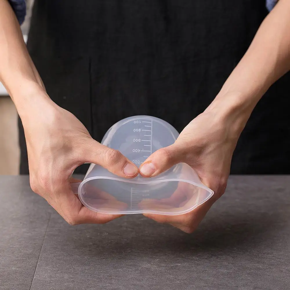 OTHERHOUSE Большая пластиковая мерная чашка со шкалой посуда для напитков прозрачная