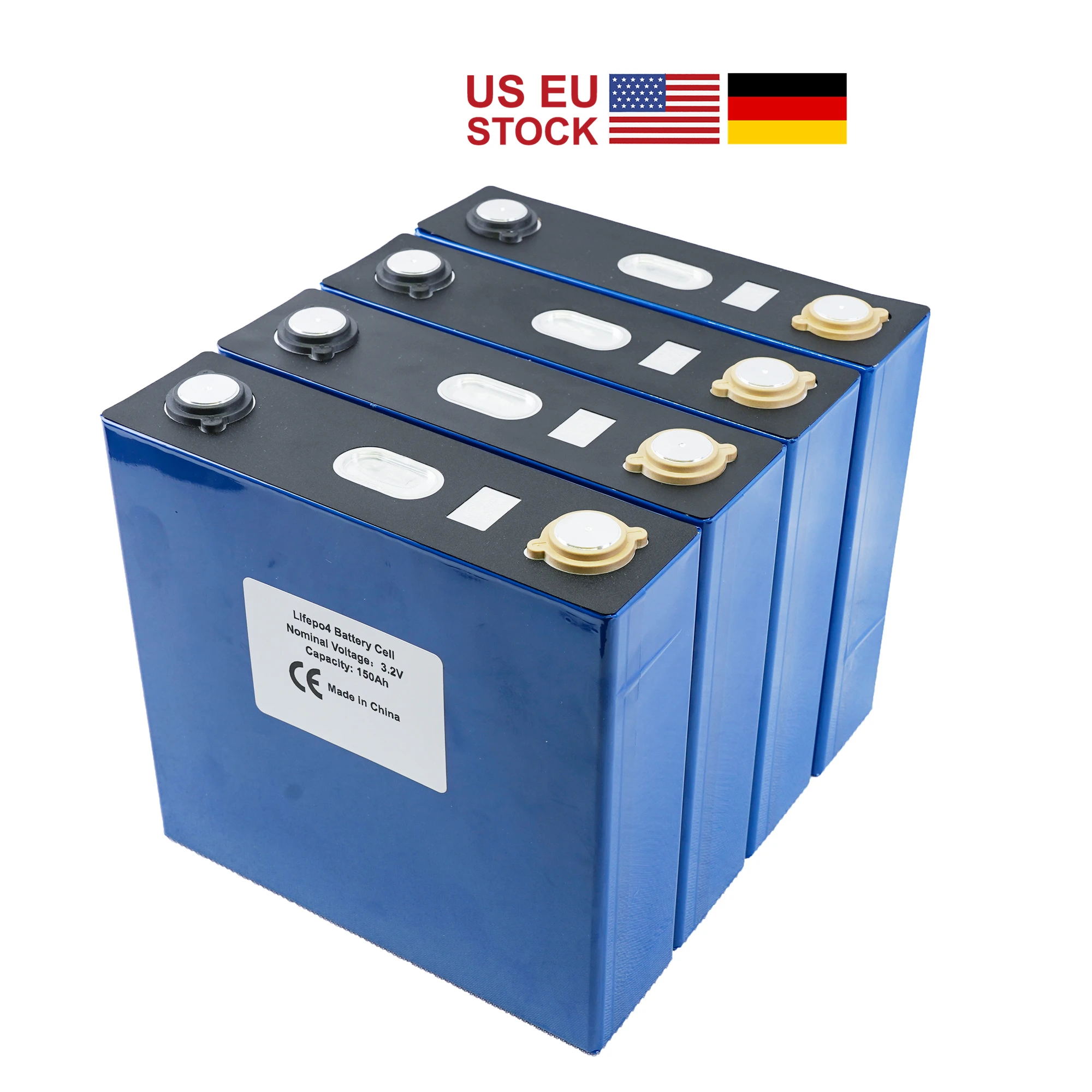 リン酸鉄リチウム電池,3.2V,12V,100Ah,6Ah,200Ah,EU税抜き,4個,グレードA,4000 Ah
