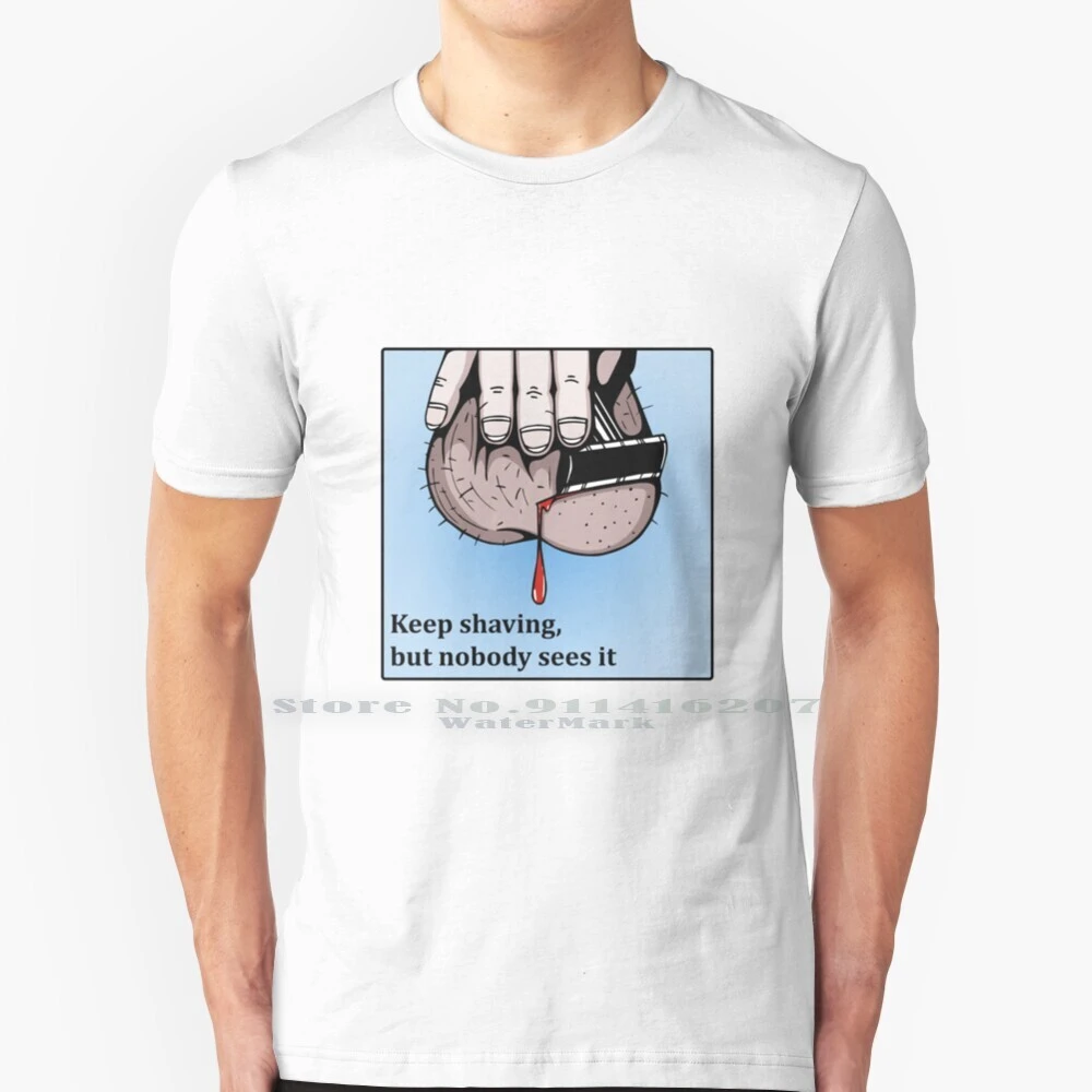 Zal Er Bloed T shirt 100% Puur Katoen Grappige Grap Volwassen Humor Scheren  Ballen Testikels Scrotum Mens Lowbrow Erotische sex|T-Shirts| - AliExpress