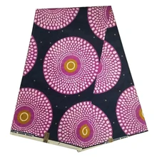 Новая мода высокое качество Анкара африканская восковая печатная ткань хлопок для платья Гана Нигерия Базен восковая ткань на 6 ярдов