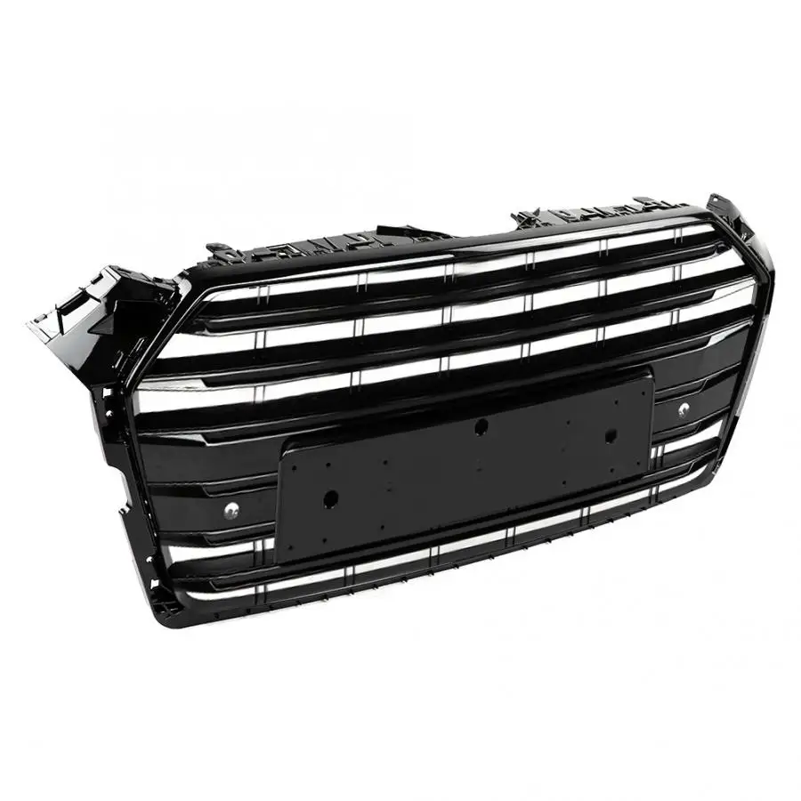 Black Car Front Bumper Grille Grill for Audi A5/S5/B9 Racing Grills car accessories