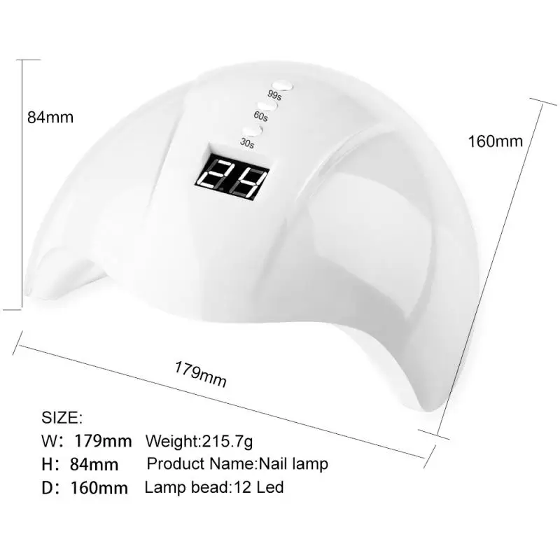 36 Вт умная светодиодная быстросохнущая Индукционная УФ-лампа для ногтей Сушилка для ногтей Гель-лак для ногтей фототерапия машина инструменты для маникюра Новинка TSLM1