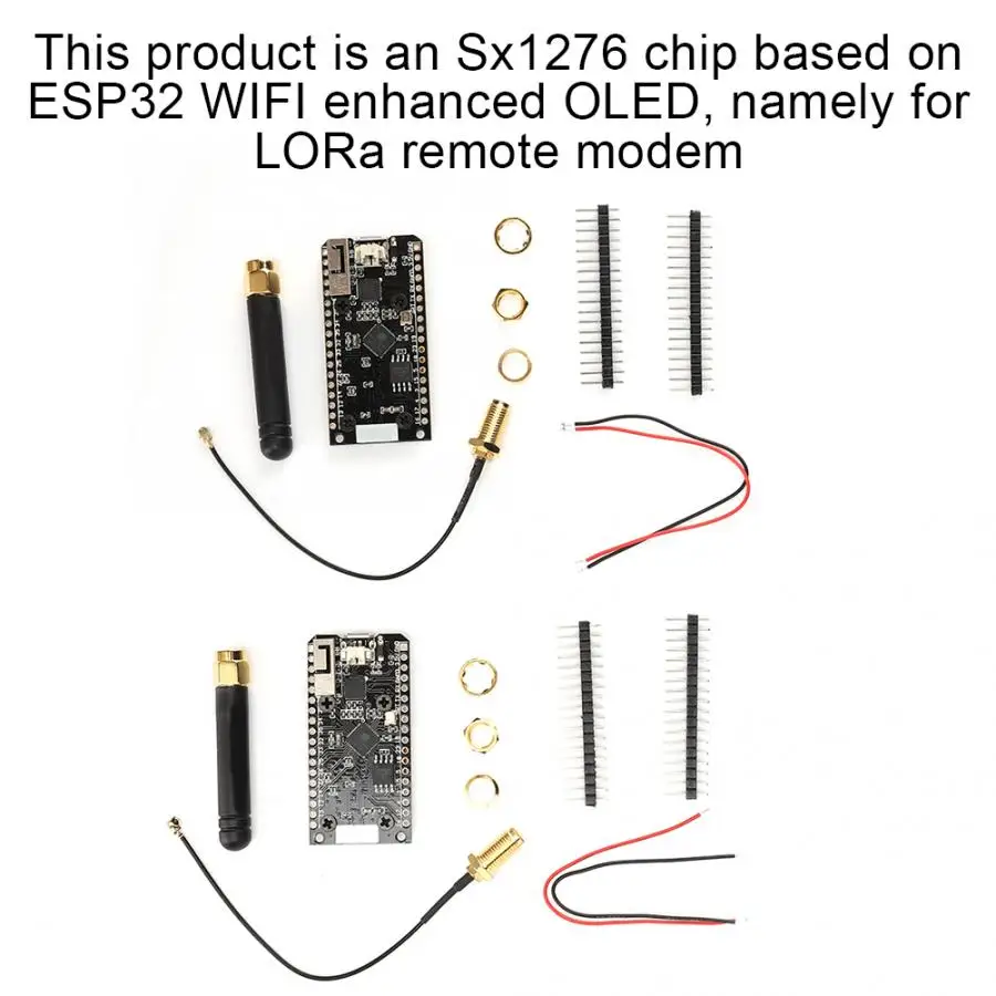 For TTGO LORA32 915Mhz ESP32 0.96inch Blue Screen Bluetooth WIFI Module Set(H251