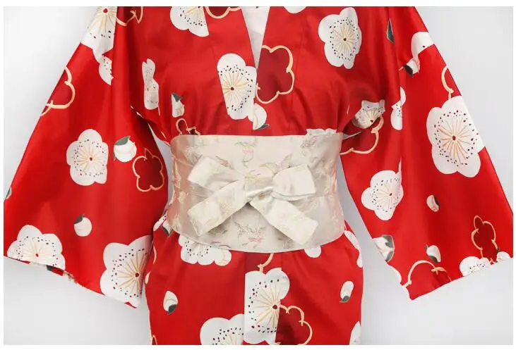Японский пояс obi для женщин винтажный цветочный принт юката пояс галстук традиционный японский пояс кимоно широкий корсет