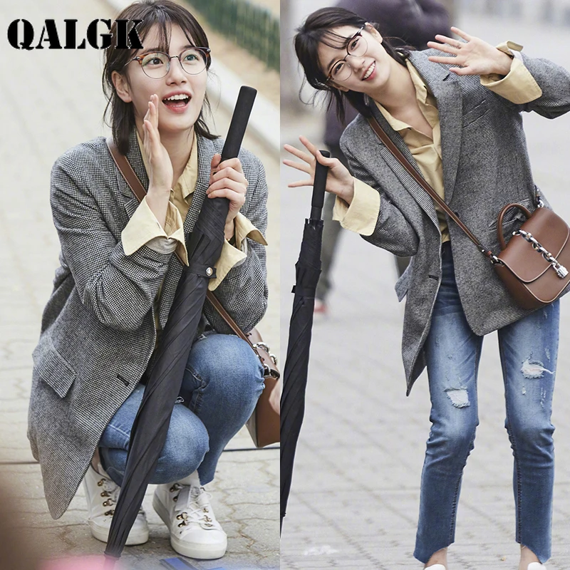 mode kleine pak vrouwelijke jas Koreaanse lente en herfst Slim nieuwe dames jasje wilde trend