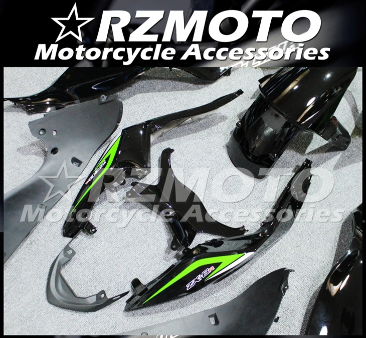 Мотоциклетный обтекатель abs подходит для Kawasaki ZX6R 636 2013- корпусные детали прессформы Магазин № 0527