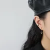 S'STEEL Pin Hoop Earrings For Women Korean Silver Gold Earings Pendientes Plata De Ley 925 Mujer Kolczyki Damskie Fine Jewelry ► Photo 3/6