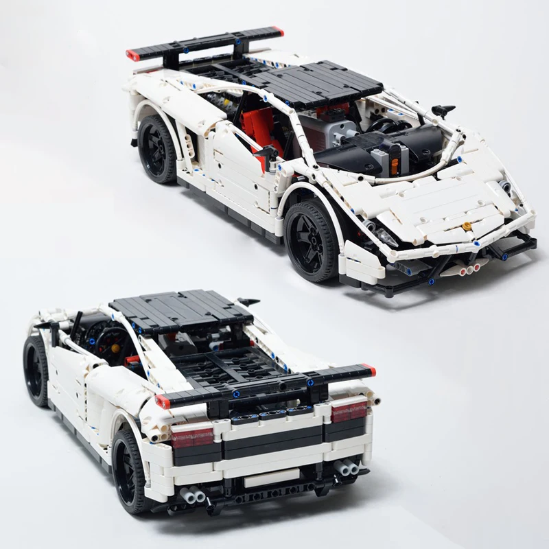 

NEW Technic RC Motor Power Function Vehicle MOC-3918 Lamborghinies Super Car Gallardo Building Kit Block Bricks Diy Toy Gifts