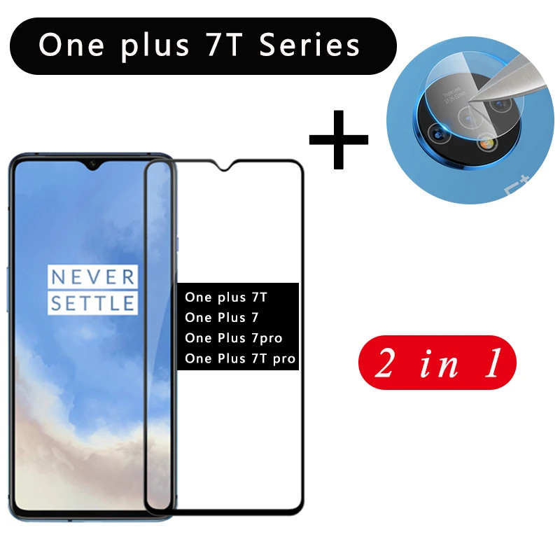 Закаленное стекло для камеры 2 в 1 защитное 3d объектива One plus 7T pro 7pro|Защитные