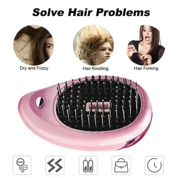 

Electric Vibration Anti Hair Loss Magnetic Massage Comb Portable Ion Hair Growth Comb Hair Brush Relaxation Health Care