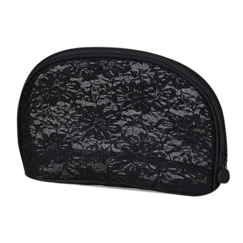 2 Pcs Small Travel Clutch Makeup Cosmetic Bag Set for Purse Handy Compact Cosmetic Storage Pouch Organizer for Women Teens Girls