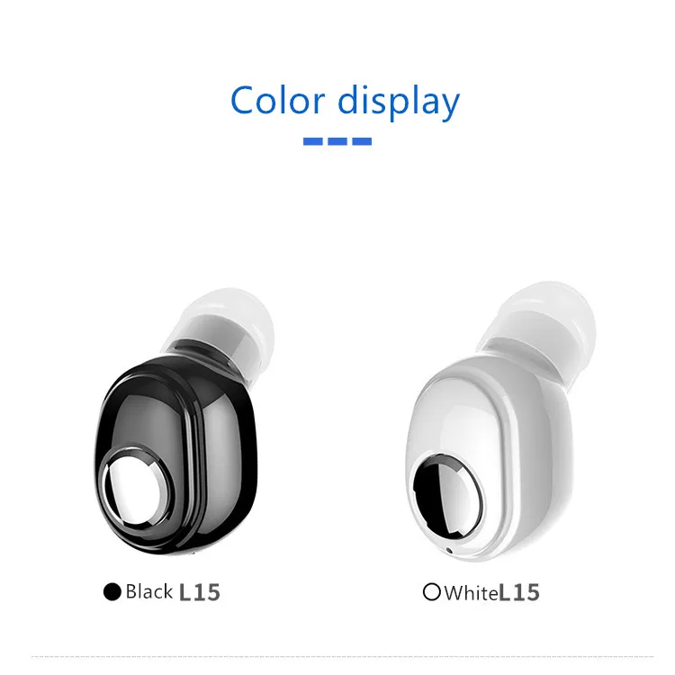 Горячие Мини беспроводные L15 Bluetooth наушники V5.0 стерео наушники вкладыши для спорта бег наушники для Android IOS