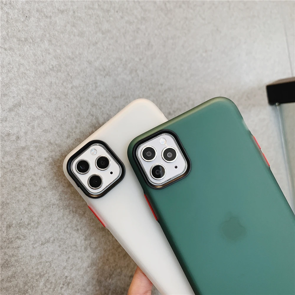 Ультратонкий Мягкий чехол для телефона iPhone 11 Pro Max 7 8 6 6s Plus X XR XS Max противоударный матовый прозрачный силиконовый чехол