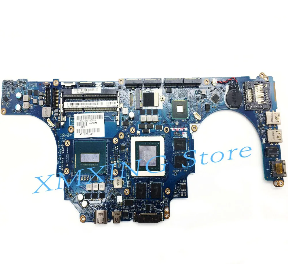 FULCOL для DELL Alienware 17 R2 материнская плата ноутбука I7 4710HQ CPU 4720HQ 6KR1D телефон с