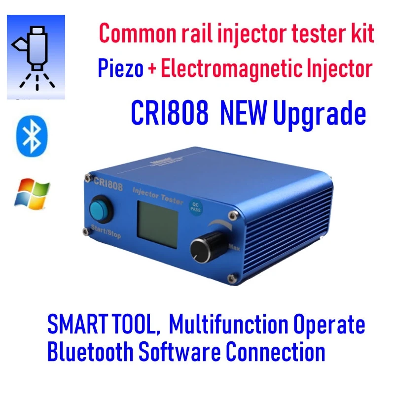 Бесплатная доставка! CRI808 Bluetooth Common Rail тестер инжектора многофункциональные