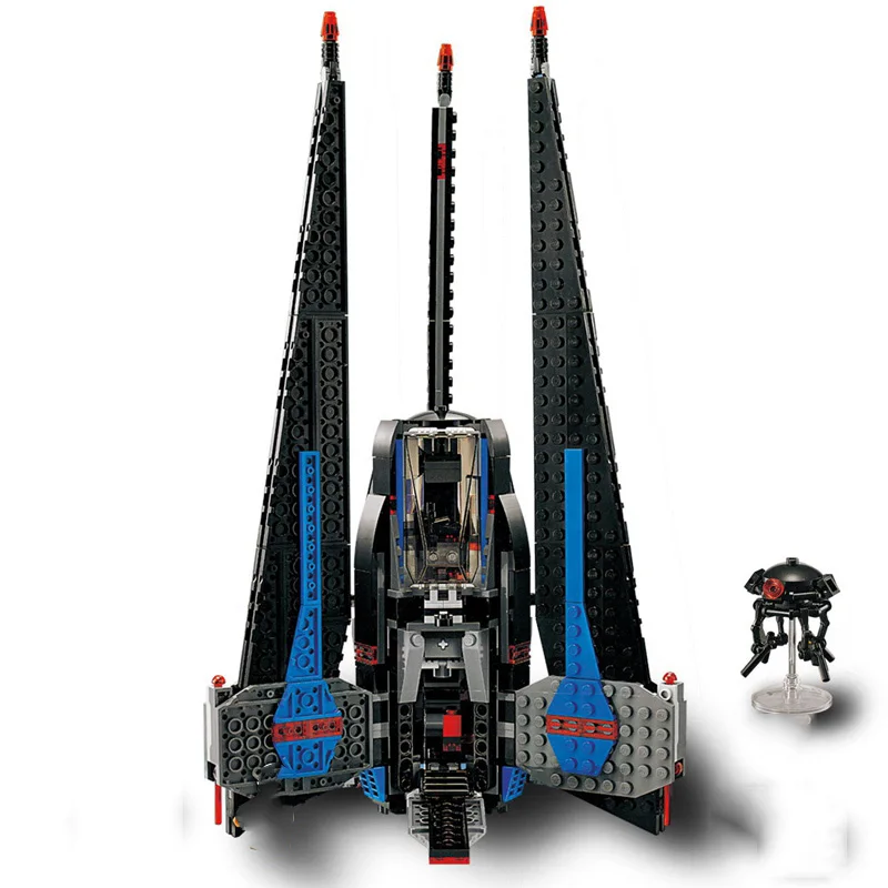 Mailackers серия Звездных Войн фильмы Kylo Reylo TIE Fighter модель совместимые фигурки Звездные войны строительные блоки игрушки для детей