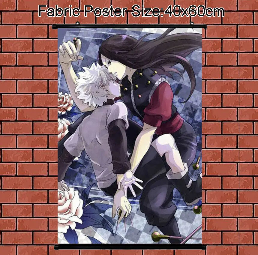 Anime Cloth Poster Wall Scroll Hunter X Hisoka Illumi Zoldyck 60x40cm | Дом и сад