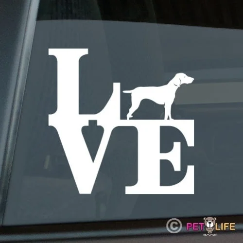 Love Weimaraner стикер штамповочный станок из винила-парк weim наклейка на компьютер