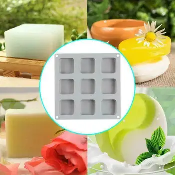 

DIY Silicone Soap Mold For Handmade Soap Making Forms 3D Mould Oval Round Square Soaps Molds Fun Gifts Home Supplies