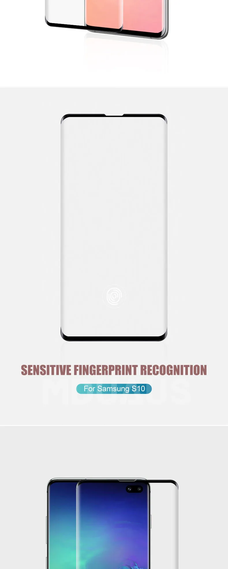 30D полное покрытие из закаленного стекла для samsung Galaxy S10 S9 S8 Plus S10e S7 Edge A6 A8 Защитная пленка для экрана