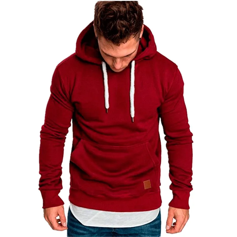 Solid Color Hoodies FGKKS Solid Color Mens Hoodies Sweatshirt Long Sleeve Spring Autumn Boy Casual Top Blouse Fashion Sweatshirts Hoodies Male