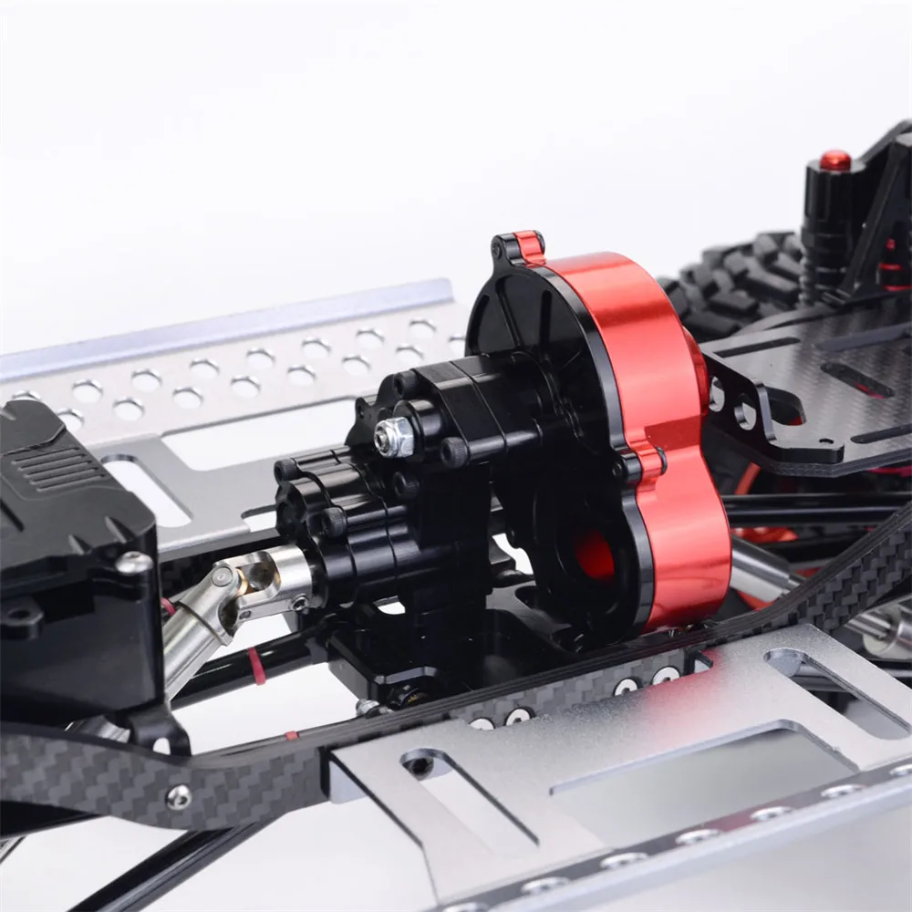 SCX10 1/10 4WD CNC полностью металлическая рама из углеродного волокна RC для машины+ 540 мотор+ 60A водонепроницаемый ESC+ M1500 сервопривод игрушки для улицы