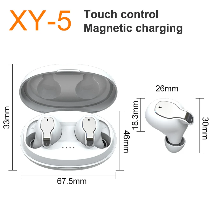 TWS 5 0 Bluetooth беспроводные наушники сенсорная гарнитура стерео бас с микрофоном для