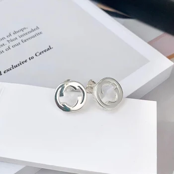 

1: 1 925 Sterling Silver High Quality Classics European And American Style Women Logo Original Model Jewelry Valentines Gift