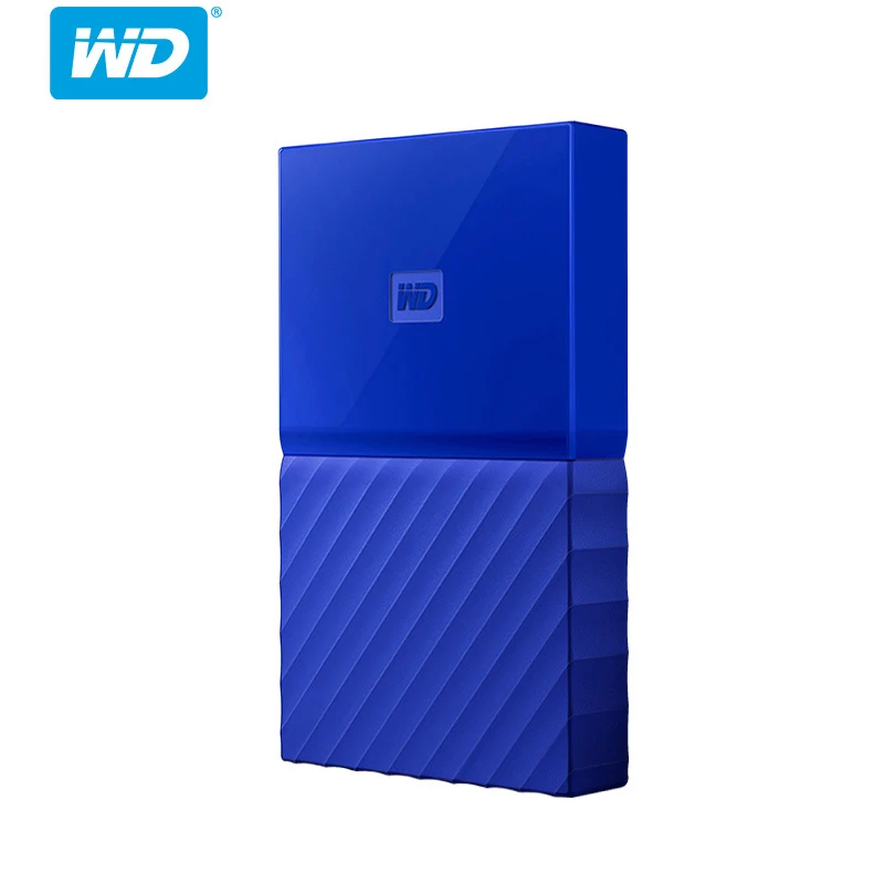 Western Digital My Passport HDD 1 ТБ 2 ТБ USB 3,0 портативный внешний жесткий диск 4 ТБ с кабелем HDD Windows Mac - Цвет: blue