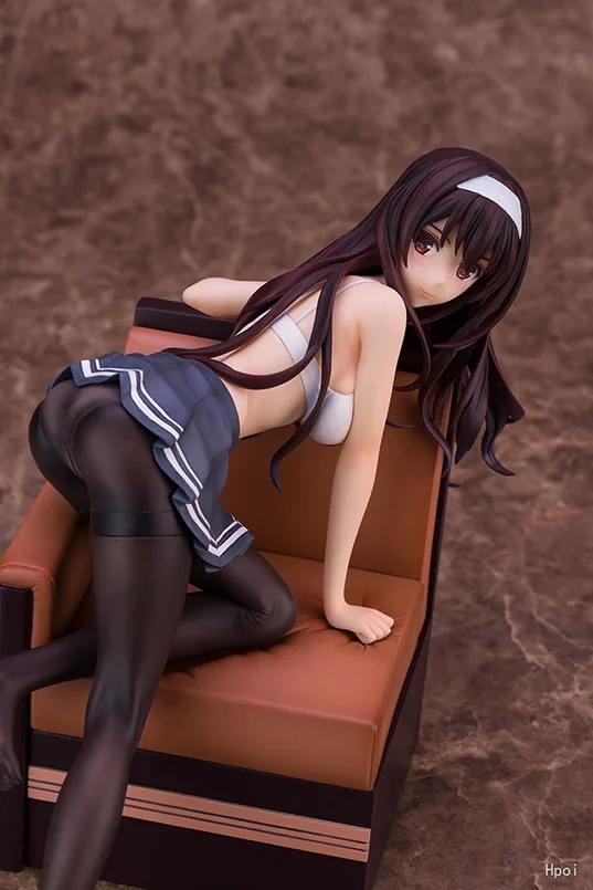 18 см японского аниме как взращивать ее Kasumigaoka Utaha ПВХ Фигурки игрушки диван сексуальная девушка Kasumigaoka Utaha модель игрушки подарок