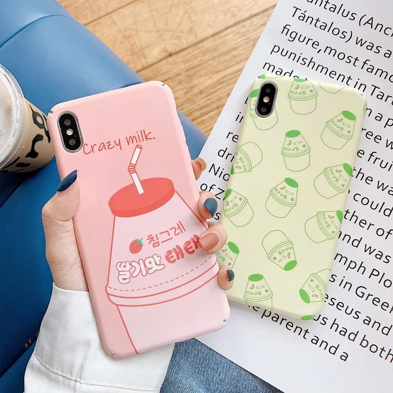 

Fashion Hard PC Case for Redmi Note 7 Cover Cute Cartoon Bottle Avocado Patterned Cover for MI9 MI8 MI9T MI6 6X Note 3 Conque