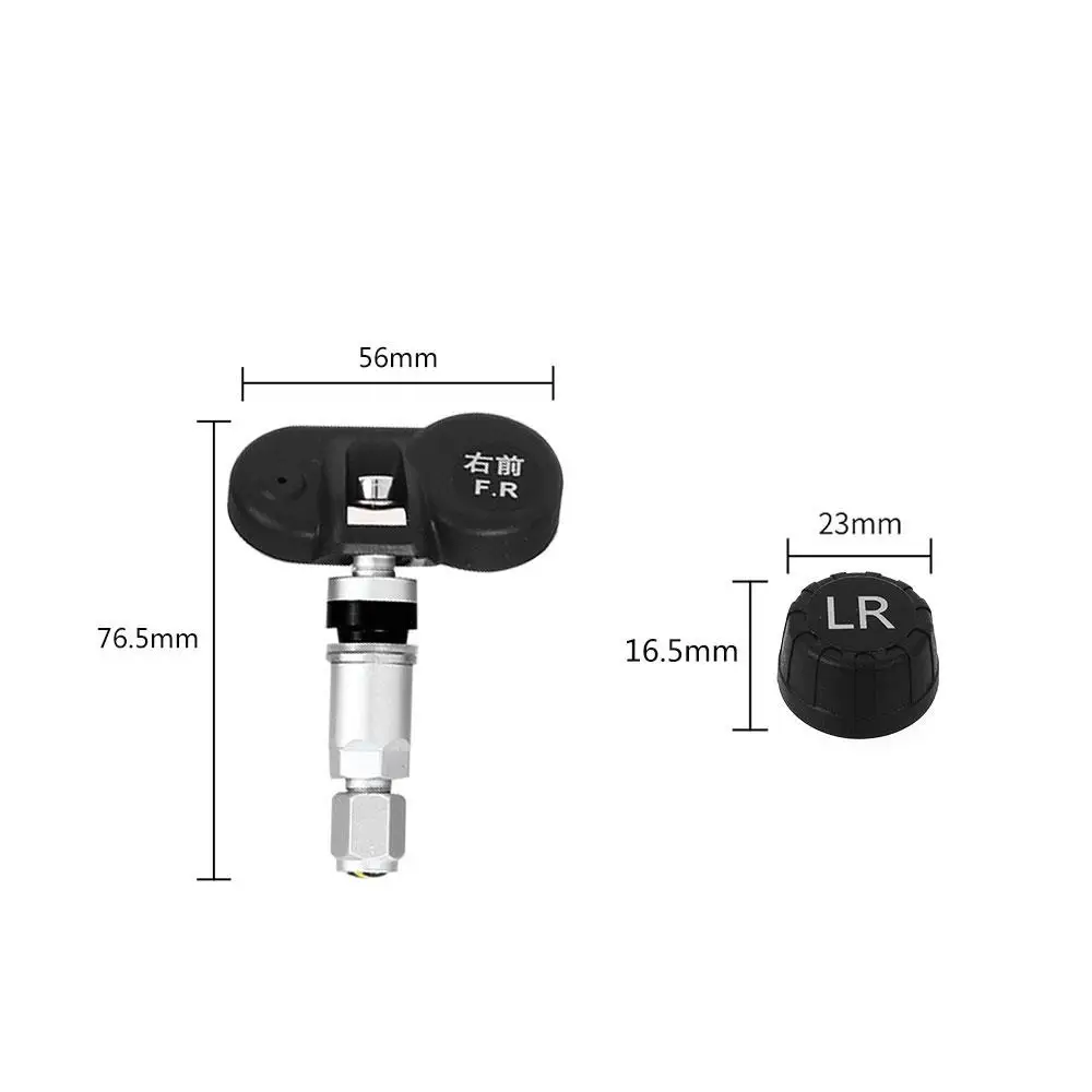 Датчик давления в шинах TPMS 4 шт., автомобильная система контроля давления в шинах дисплей в реальном времени