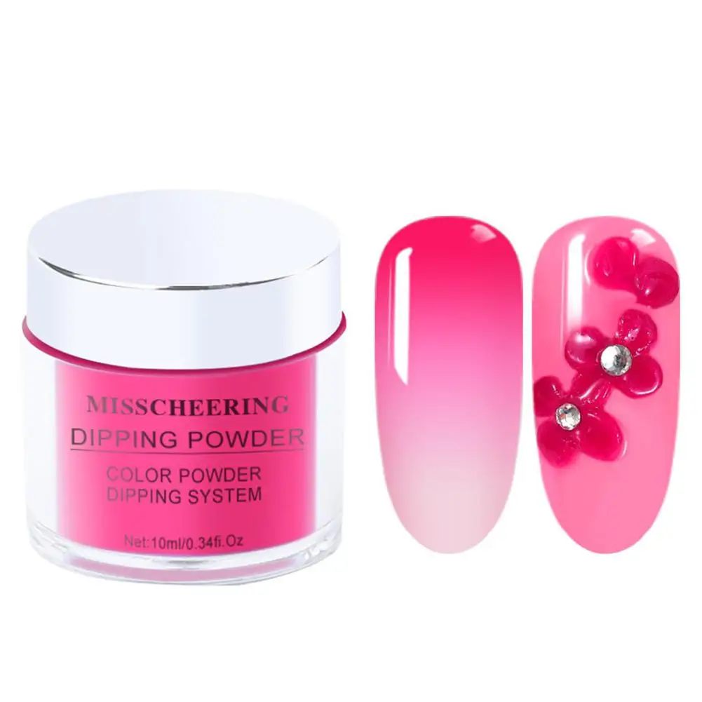 Лак для ногтей power Nails порошок изменения температуры модный блеск согревающие ногти "сделай сам" порошок для ногтей художественные инструменты - Цвет: DPM-02