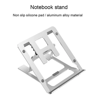 

Foldable Notebook Stand Aluminum Alloy Desktop Cooling Bracket For Macbook Pro Iphone Huawei Matebook