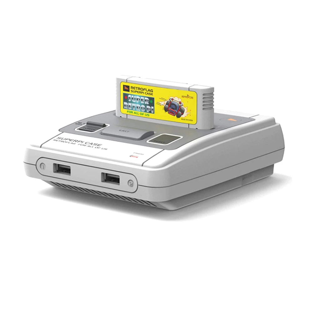 Retroflag SUPERPi чехол-J NESPi чехол с игровым контроллером+ охлаждающий вентилятор+ радиатор для Raspberry Pi 3B Plus(3B+)/3B