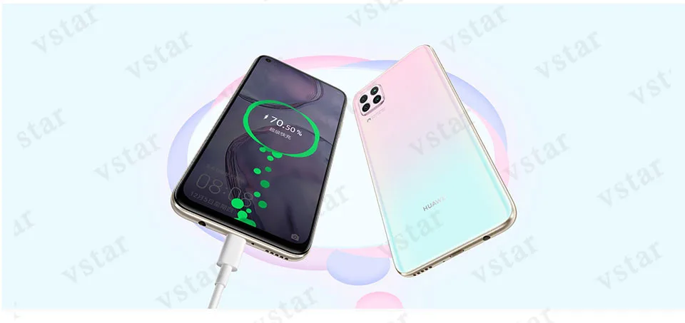 HUAWEI Nova 6 SE смартфон 6,4 дюймов Kirin 810 Восьмиядерный Android 10 ...