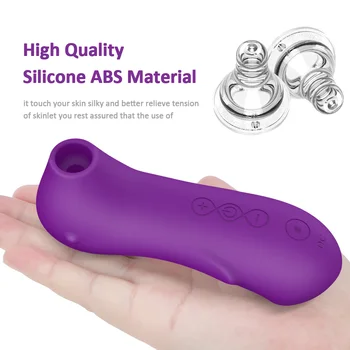 IKOKY Clit Sucker Vibrator Oral Licking Nipple Sucking Blowjob Tongue Vibrating Clitoris Vagina Stimulator Sex Toy for Women 3